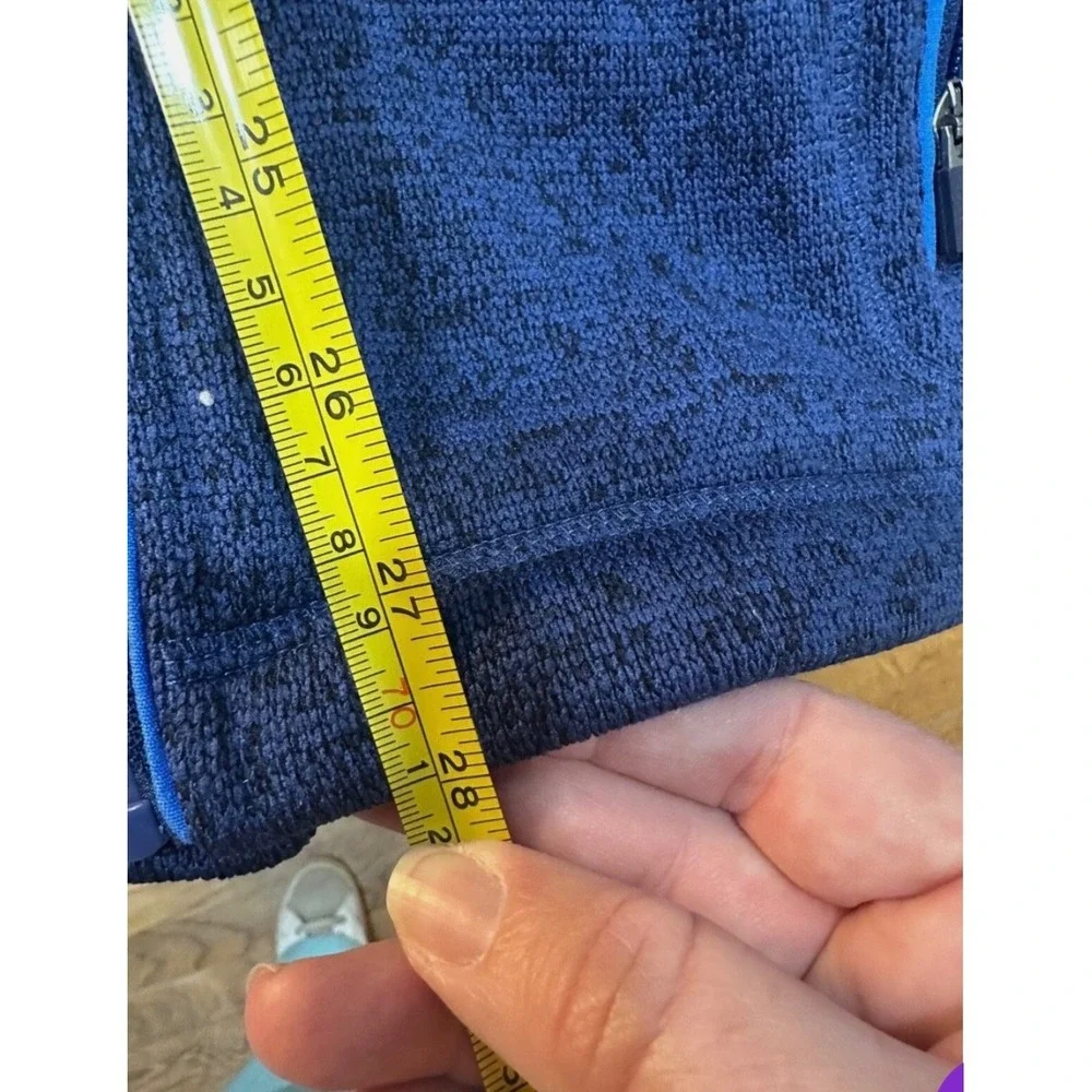 flag‎ & anthem madewell blue full zip nwt vest small